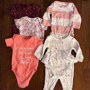 EUC Baby Girl Clothes, 3-6 months